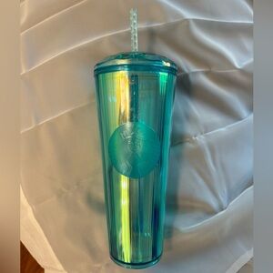 Blue Iridescent Starbucks Tumbler